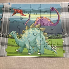 恐竜マグネットパズルの画像