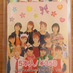 【未開封品】モーニング娘。　鉛筆　5本セット　2Bの画像