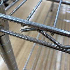 A-767【リユースのサカイ野々市店】ジモティ来店特価‼  メタルラック シルバー クリーニング済みの画像