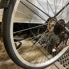 【シティサイクル 27インチ オートライト/６段変速】すぐお乗り頂けます！一部地域送料無料！防犯登録600円（必須）の画像