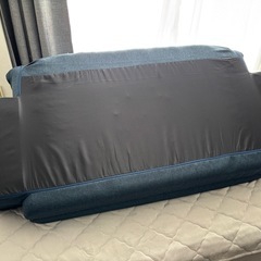 ニトリ　ソファマットレス クッション付き 布張りタイプ (コロン NVY)の画像