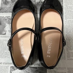 中古　アリサナ　エナメルシューズ　21cmの画像