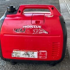 停電や災害時などの備えに 初期不良対応 整備済 1600W ホンダ 防音 インバータ 発電機 EU16i 　取説も読めます　50/60Hzの画像