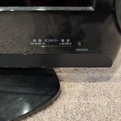 東芝　REGZA 26型テレビの画像