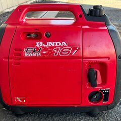停電や災害時などの備えに 初期不良対応 整備済 1600W ホンダ 防音 インバータ 発電機 EU16i 　取説も読めます　50/60Hzの画像