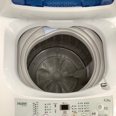 Haier ハイアール 全自動洗濯機 JW-K42M 2017年製【トレファク 川越店】の画像