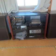 SONY SS-G7 スピーカーペア＋オーディオケースの画像