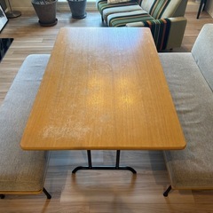 unico/funeat/ダイニングテーブルセット ナチュラルウッド グレーの画像