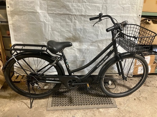 【シティサイクル 27インチ オートライト/６段変速】すぐお乗り頂けます！一部地域送料無料！防犯登録600円必須