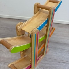 コロコロスロープ　木製　子ども　おもちゃの画像