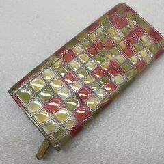 COCCO FIORE RAFT 長財布 9170112 RAFTエナメル チェック柄 カラフル レディース (E3776twaYM)の画像