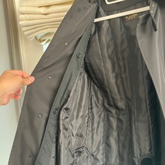 黒のビジネスコート IL LATINI 中綿入り・キレイめ 美品 Mくらいの画像