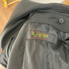 黒のビジネスコート IL LATINI 中綿入り・キレイめ 美品 Mくらいの画像