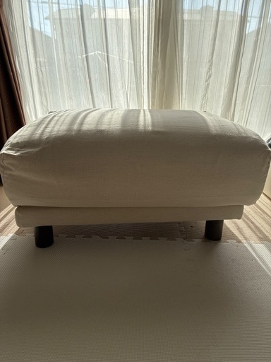 【美品】無印良品　オットマン　フェザー・ポケットコイル　カバー付き Amazon.co.jp: 無印良品 ソファ用オットマン(カバー、脚別売) ウレタン