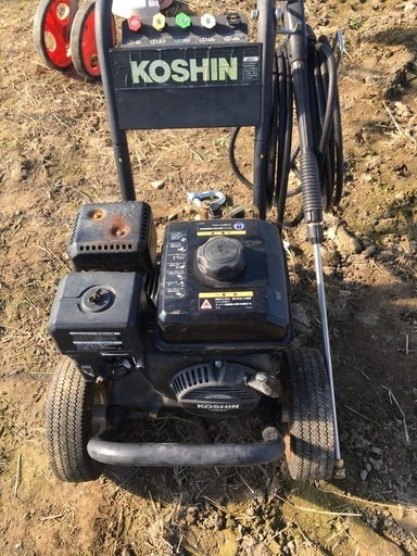 工進 JCE1408DX エンジン高圧洗浄機  エンジン実働品