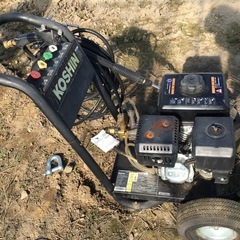 工進 JCE1408DX エンジン高圧洗浄機  エンジン実働品の画像