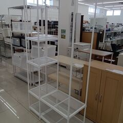 ★リユースのサカイ日立店★HJ8529  ハンガーラック ホワイト H182×D38×W89 クリーニング済み の画像