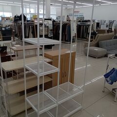 ★リユースのサカイ日立店★HJ8529  ハンガーラック ホワイト H182×D38×W89 クリーニング済み の画像