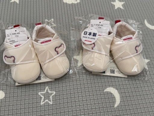 ミキハウス新品肌着、帽子、プレシューズ