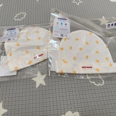 ミキハウス新品肌着、帽子、プレシューズの画像