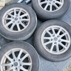 15インチ5穴アルミホイール4本スタッドレスタイヤ用等にの画像