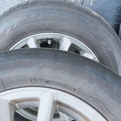15インチ5穴アルミホイール4本スタッドレスタイヤ用等にの画像