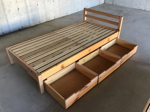 ●販売終了●収納付きベッド　中古品