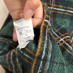 メンズ　フリースパジャマLL　の画像