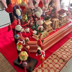 雛人形ケース飾りの画像