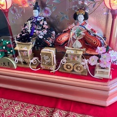 雛人形ケース飾りの画像