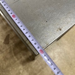 アズマステンレス　調理台　幅120cm高さ80cmの画像