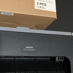 モノクロレーザープリンターとトナー2本セットの画像