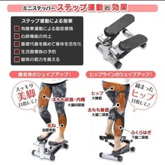 【お買い得‼️】WMフィットネス ミニステッパー 液晶メーター付き ステップ運動 トレーニング エクササイズ フィットネス ダイエットの画像