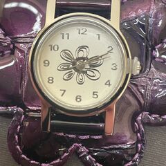 COCCO FIORE ディープパープルクロコ ウォッチ ディープパープル クロコ チャーム コッコフィオーレ (E3778ktwYM)の画像