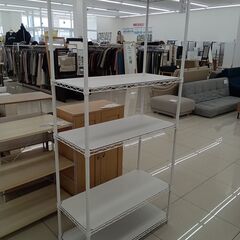 ★リユースのサカイ日立店★HJ8530  スチールラック ホワイト H181.5×D40.5×W85 クリーニング済み の画像