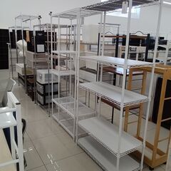 ★リユースのサカイ日立店★HJ8530  スチールラック ホワイト H181.5×D40.5×W85 クリーニング済み の画像