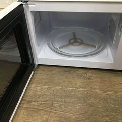 山善/YAMAZEN 電子レンジ NERM-017HF ホワイト 2023年製 動作確認済 25l菊STの画像