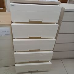 ★リユースのサカイ日立店★HJ8532 Fits チェスト オフホワイト H104.5×D41×W55.5 クリーニング済み の画像