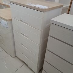 ★リユースのサカイ日立店★HJ8532 Fits チェスト オフホワイト H104.5×D41×W55.5 クリーニング済み の画像