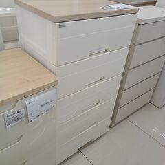 ★リユースのサカイ日立店★HJ8532 Fits チェスト オフホワイト H104.5×D41×W55.5 クリーニング済み の画像