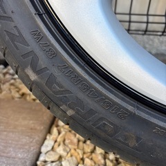 受付終了　トヨタ　50プリウス　純正　アルミタイヤ　セットの画像