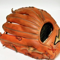Mizuno グローバルエリート 軟式グローブ オレンジの画像