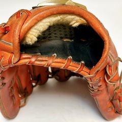 Mizuno グローバルエリート 軟式グローブ オレンジの画像