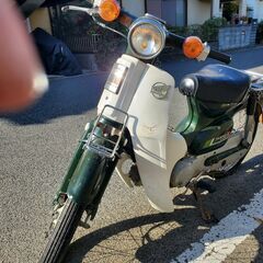福岡　カブAA01！入荷価格高騰！キック１・カブの王様！カスタム前！ベースやそのままOK！走る止まる曲がるの画像