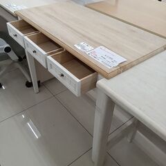 ★リユースのサカイ日立店★HJ8533  デスク オフホワイト H74.5×D45×W90 クリーニング済み の画像