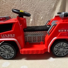 電動乗用レスキュー消防車の画像