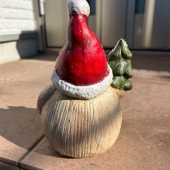 サンタの置物の画像