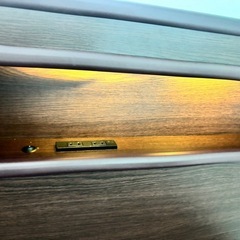 【連結可】シングルベッド2台　引き出し　コンセント　照明付きの画像