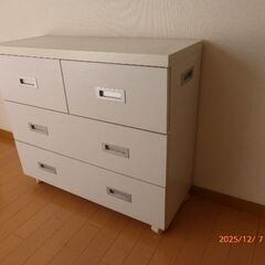 【中古】カラーボックス(キャスター付き)の画像