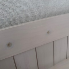 ニトリ セミダブルベッドフレームの画像